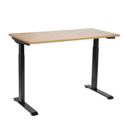 Dellonda Single Motor Adjustable-Height Electric Sit/Stand Desk - Oak Desktop Dellonda - Dynamic Drive