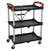 Sealey Folding Workshop Trolley 3-Level CX314 Sealey - Dynamic Drive