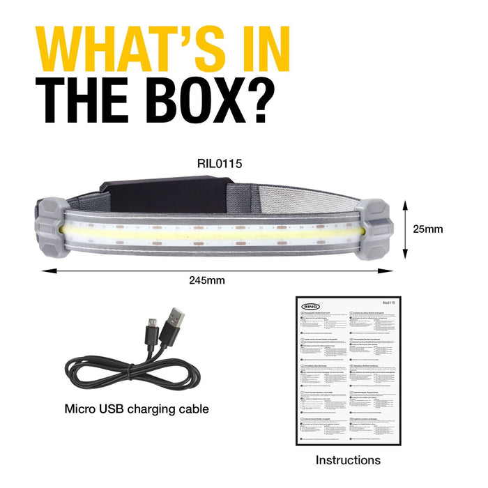 Ring Flexible Head Torch RIL0115 - 115 Lumens Illumination Ring Automotive - Dynamic Drive