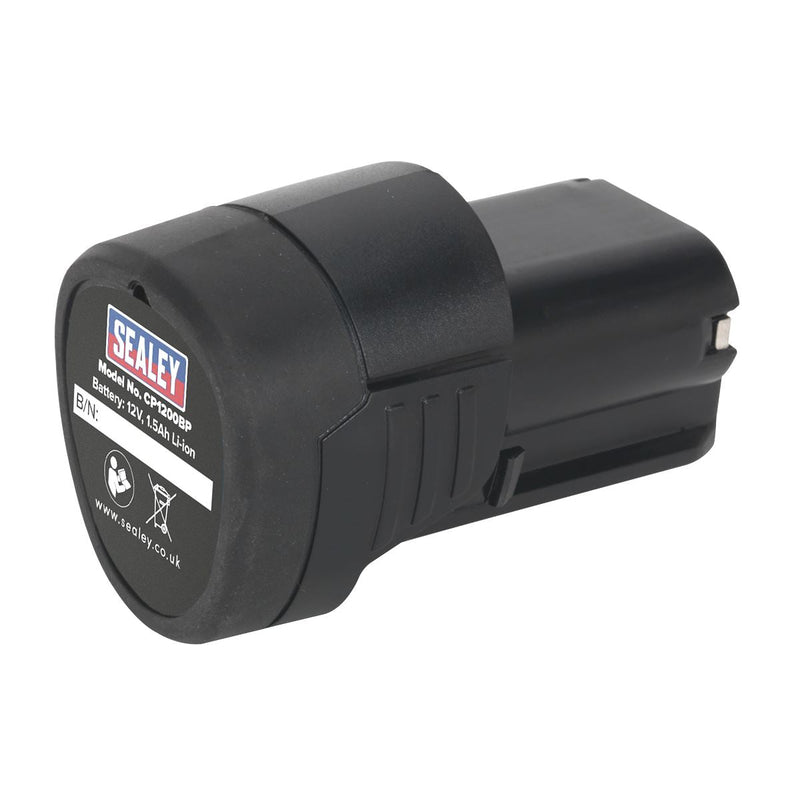 Sealey Power Tool Battery 12V 1.5Ah Lithium-ion for SV12 Series CP1200BP Sealey - Dynamic Drive
