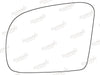 Summit Stick-On Standard Mirror Glass fits Mercedes M Class 08 to 15 LHS Summit - Dynamic Drive