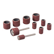 Silverline Rotary Tool Drum Sanding Kit 12pce 6.35mm (1/4") & 12.70mm (1/2") Silverline - Dynamic Drive