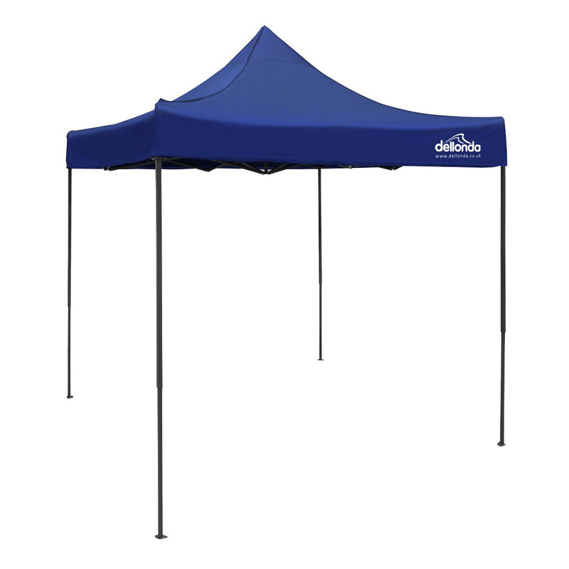 Dellonda 2x2m Pop-Up Gazebo Heavy Duty Carry Bag Rope Stakes & Weight Blue Dellonda - Dynamic Drive