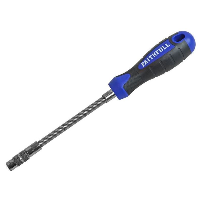 Faithfull Flex Drive Screwdriver 6.5mm (1/4in) Magnetic Faithfull - Dynamic Drive
