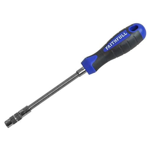 Faithfull Flex Drive Screwdriver 6.5mm (1/4in) Magnetic Faithfull - Dynamic Drive