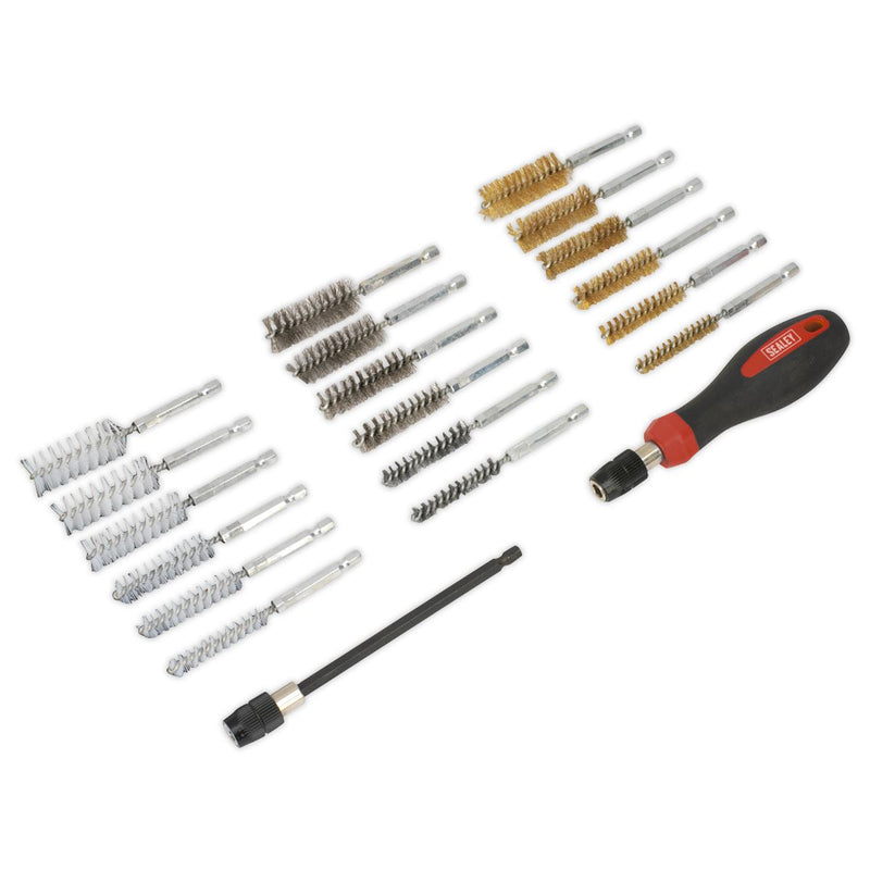 Sealey Cleaning & Decarbonising Brush Set 20pc VS1800 Sealey - Dynamic Drive