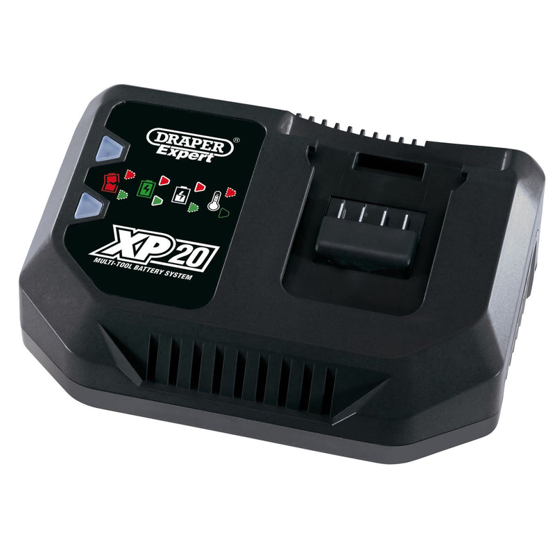 Draper XP20 20V Fast Battery Charger, 6A 56334 Draper - Dynamic Drive