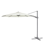 Dellonda Cantilever Parasol with 360 Rotation, Tilt & Cover 3m - Cream Dellonda - Dynamic Drive