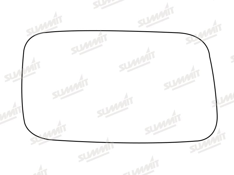 Summit Stick-On Standard Mirror Glass fits Fiat Cinquecento RHS Summit - Dynamic Drive