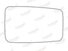 Summit Stick-On Standard Mirror Glass fits Hyundai Pony RHS Summit - Dynamic Drive