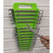 Sealey Premier High Visibility Green Spanner Rack 15 Capacity Hanging Toolbox Sealey  - Dynamic Drive
