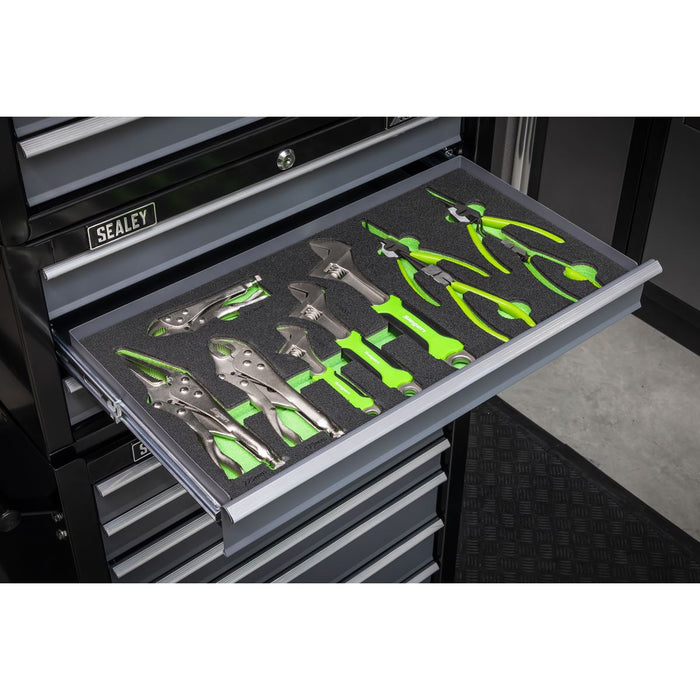 Siegen Siegen Adjustable Wrench & Pliers Set with Tool Tray 10pc S01278 Siegen - Dynamic Drive