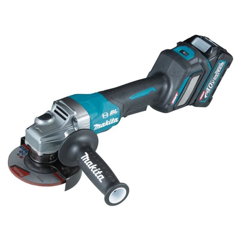 Makita GA028GD202 XGT 40Vmax BL Paddle Switch Grinder 115mm 40V 2 x 2.5Ah Li-ion Makita - Dynamic Drive
