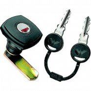 Locker Lock Black 45Mm Latch 35Mm Door 25Mm Dia 800193B ZADI - Dynamic Drive