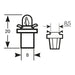 Ring Automotive RW508T 24V 1.2W B8.5D (Black Base) Tachograph Panel Bulb Ring Automotive  - Dynamic Drive