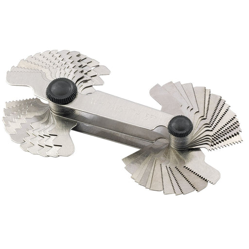 Draper 52 Blade 4-62 BSW Screwpitch Gauge Set, 0.25 - 6mm 51072 Draper - Dynamic Drive