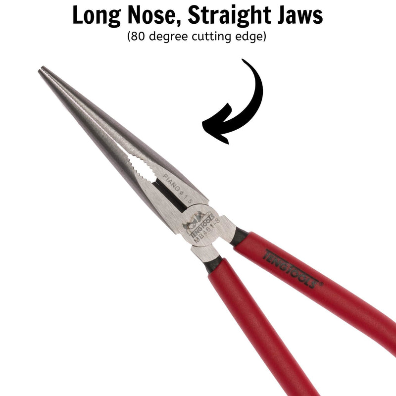 Teng Tools Long Nose Plier 200mm Teng Tools - Dynamic Drive