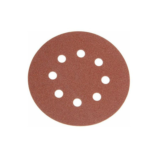 Faithfull Hook & Loop Sanding Disc DID3 Holed 125mm x 120G (Pack 25) Faithfull - Dynamic Drive