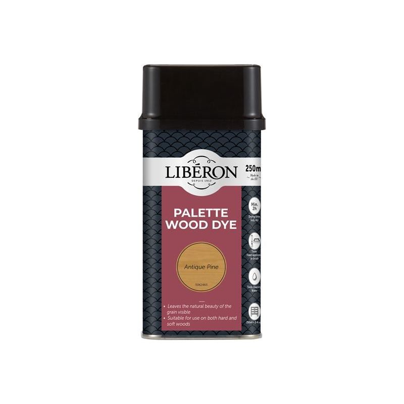 Liberon Palette Wood Dye Antique Pine 250ml Liberon - Dynamic Drive