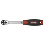 Sealey Compact Head Ratchet Wrench 1/4"Sq Drive Platinum Series AK8987 Sealey - Dynamic Drive