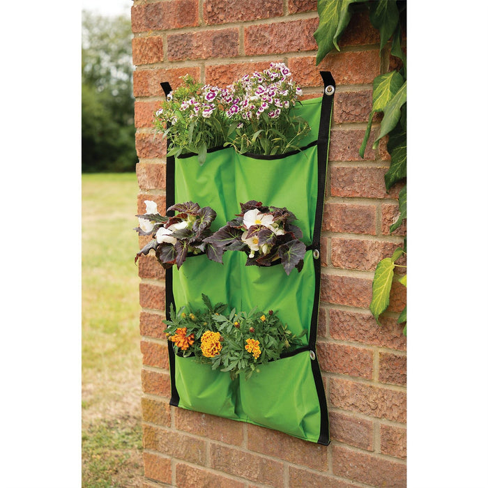 Draper 6-Section Fabric Hanging Grow Bag 10107 Draper - Dynamic Drive
