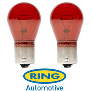 R782 2 x PR21W 12v Brake Stop Light Bulbs Pair Red 782 BAW15s Ring Ford Saab Ring Automotive  - Dynamic Drive