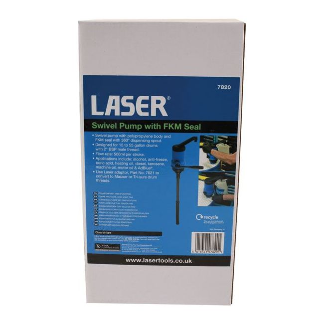Laser Swivel Pump with FKM Seal 7820 Laser - Dynamic Drive
