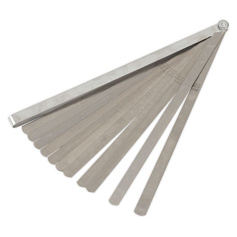 Sealey Feeler Gauge 25 Blade Dual Marked 300mm VS516 Sealey - Dynamic Drive