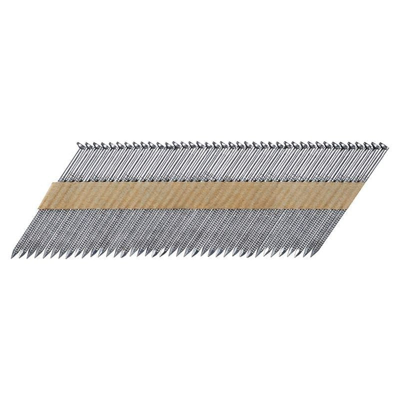 Dewalt Power Tools DNPT28R63 Galvanised 33° Angle Ring Shank Nails 2.8 x 63mm (Pack 2200) DeWALT Power Tools - Dynamic Drive