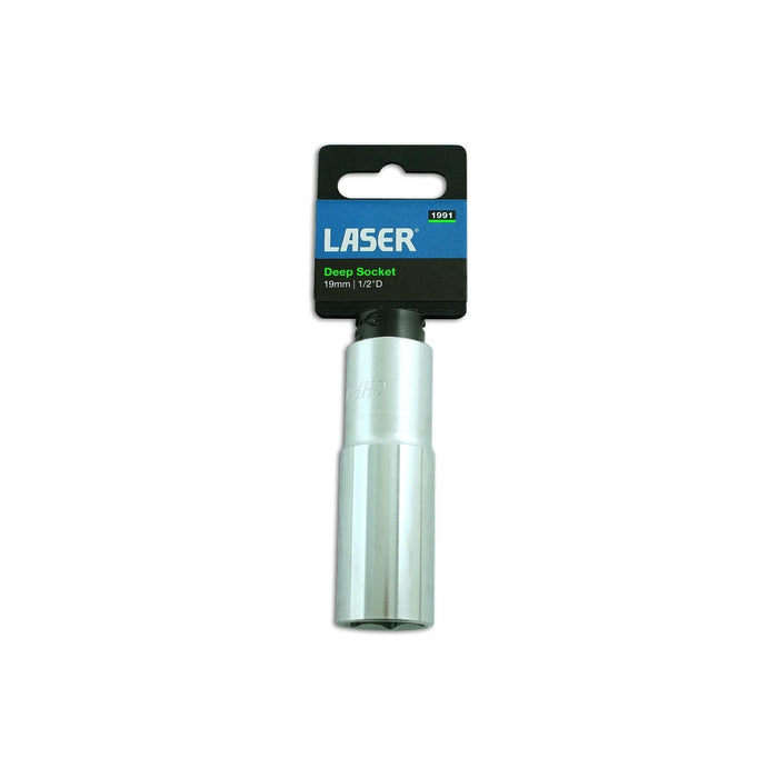 Laser Deep Socket 1/2"D 14mm 1986 Laser - Dynamic Drive