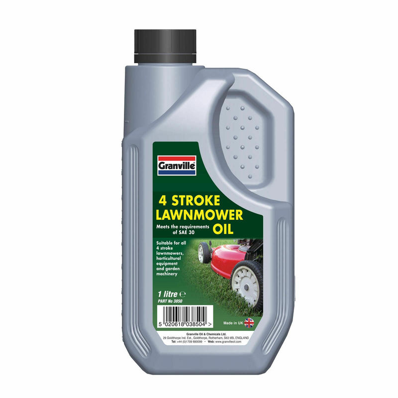 2 x Granville 4 Stroke Lawnmower Oil Garden Machinery Oil Fluid SAE 30 1 Litre Granville - Dynamic Drive