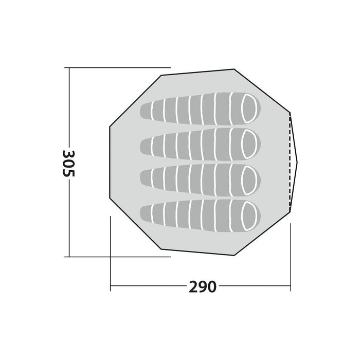 Robens Klondike S 4 Berth Poled Tent Robens - Dynamic Drive