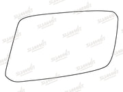 Summit Stick-On Standard Mirror Glass fits Volvo 440 460 LHS Summit - Dynamic Drive