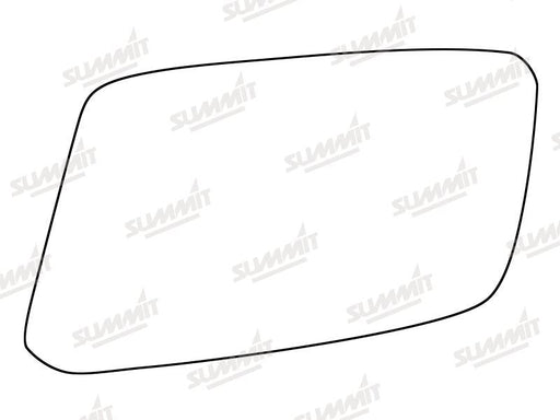 Summit Stick-On Standard Mirror Glass fits Volvo 440 460 LHS Summit - Dynamic Drive