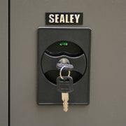 Sealey Floor Cabinet 4 Shelf plus Hanging Rail 2 Door SC02 Sealey - Dynamic Drive