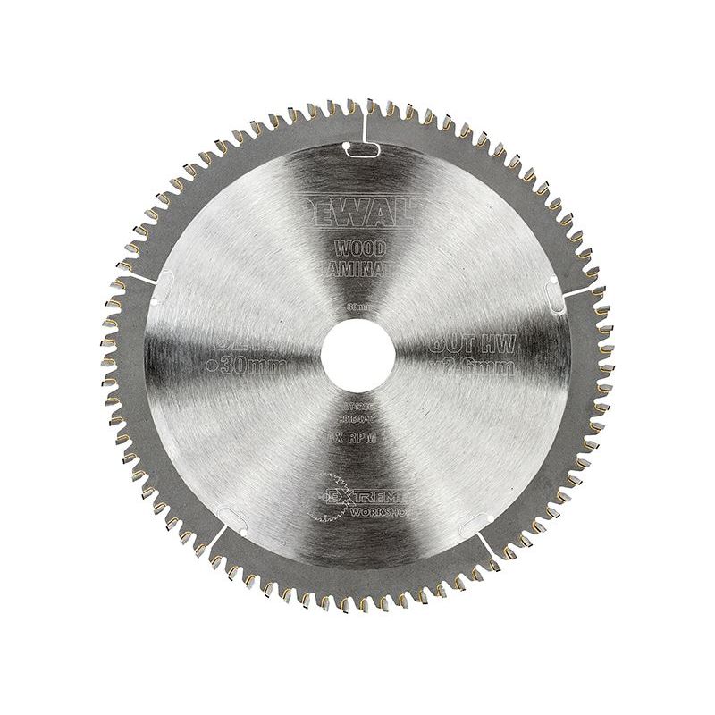 Dewalt Power Tools Series 40 Circular Saw Blade 216 x 30mm x 80T TCG/Neg DeWALT Power Tools - Dynamic Drive