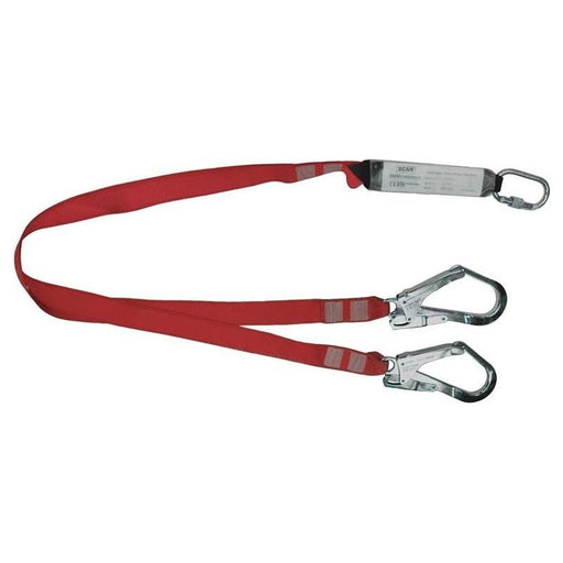 Scan Fall Arrest Twin Lanyard 1.8m Scan - Dynamic Drive
