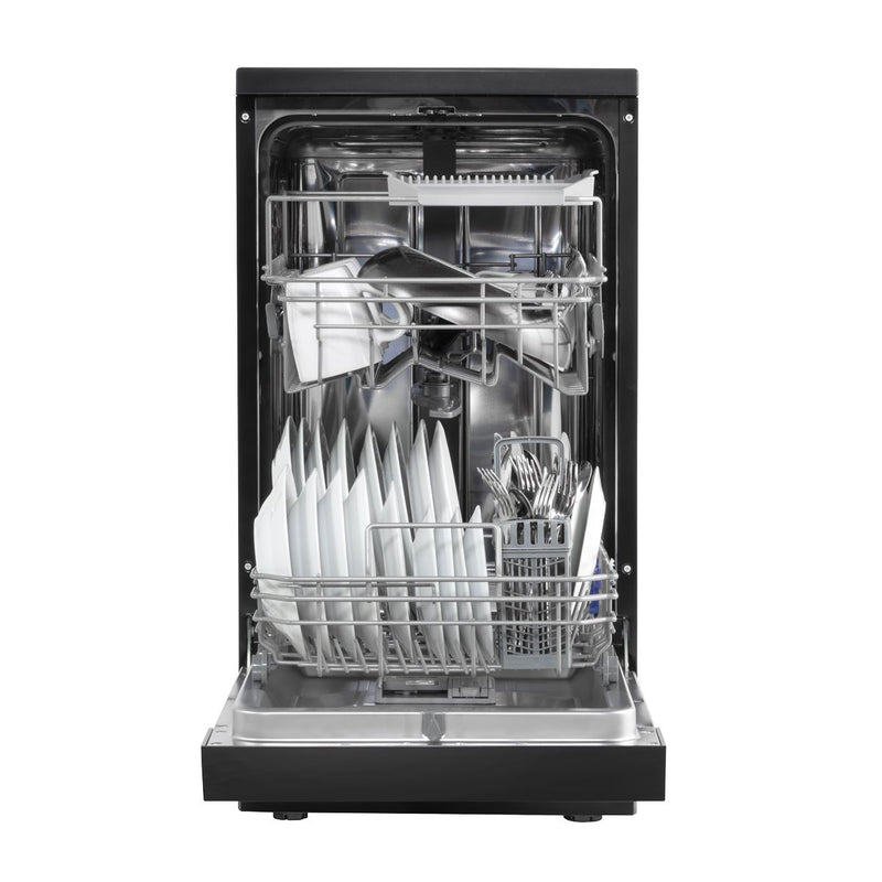 Baridi Slimline Freestanding Dishwasher 45cm Wide 10 Place Settings - Black Baridi - Dynamic Drive