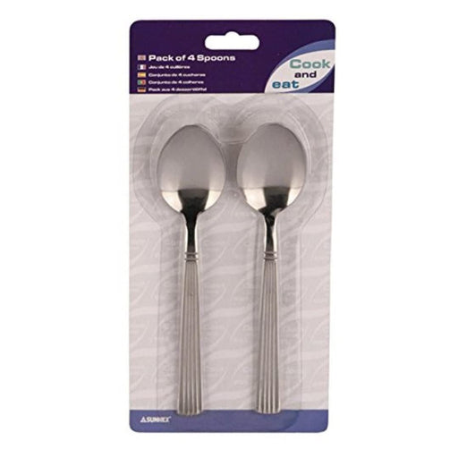 Linear Dessert Spoon (4) X3022DS4 Zodiac - Dynamic Drive
