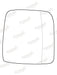 Summit Stick-On Commercial Mirror Glass fits Renault Trafic 16 On RHS Summit - Dynamic Drive