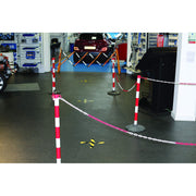 Connect Black & Yellow Barrier Tape 50mm x 33m Adhesive 1pc 35366 Tool Connection - Dynamic Drive