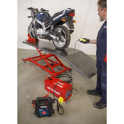 Sealey 12V Electro/Hydraulic Motorcycle Lift 450kg Capacity MC454E Sealey - Dynamic Drive