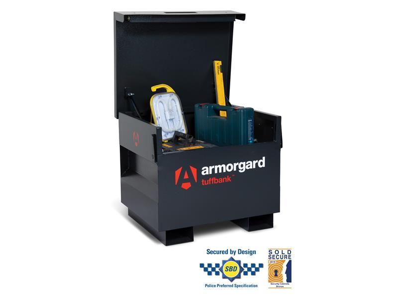 Armorgard TB21 TuffBank™ Site Box 760 x 615 x 640mm Armorgard - Dynamic Drive
