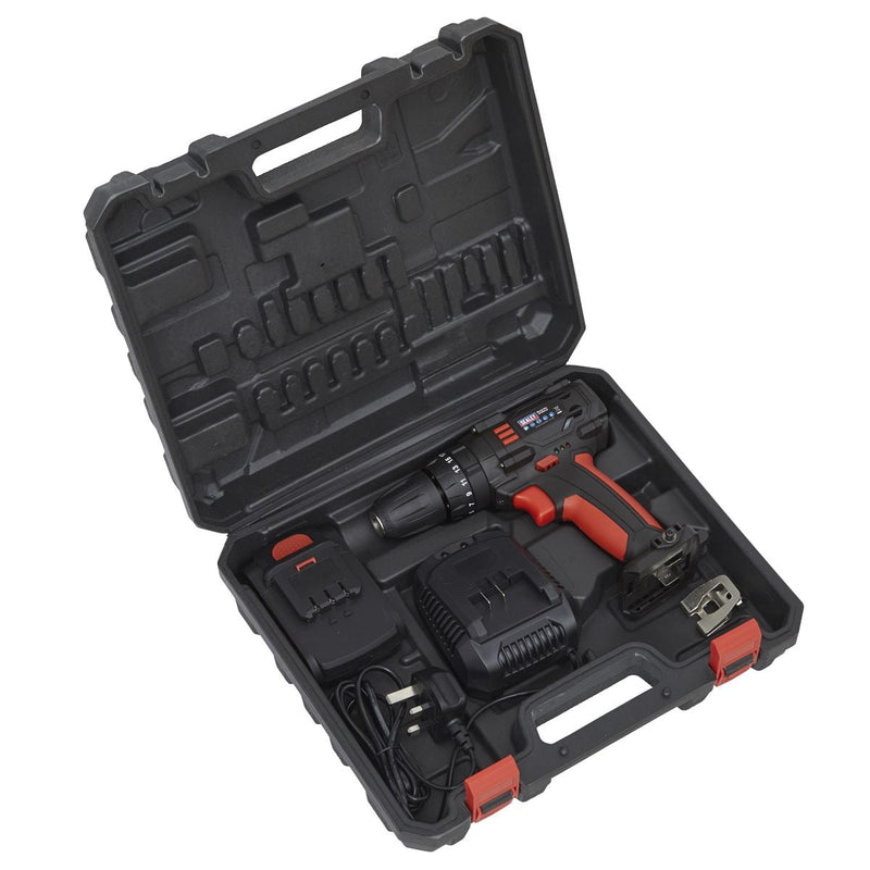 Sealey 18V10mm Cordless Combi Drill CP18VLD Sealey - Dynamic Drive