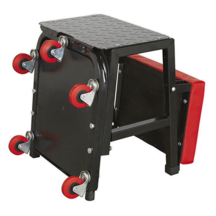 Sealey Mechanic's Utility Seat & Step Stool SCR16 Sealey - Dynamic Drive