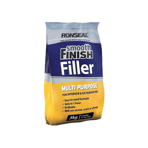Ronseal Smooth Finish Multipurpose Wall Powder Filler 5kg Ronseal - Dynamic Drive