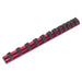 Sealey Socket Retaining Rail Magnetic 3/8"Sq Drive 12 Clips AK27083 Sealey - Dynamic Drive
