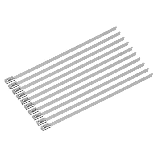Sealey Stainless Steel Cable Tie 150mm x 4.6mm - Pack of 100 CTSS150 Sealey - Dynamic Drive