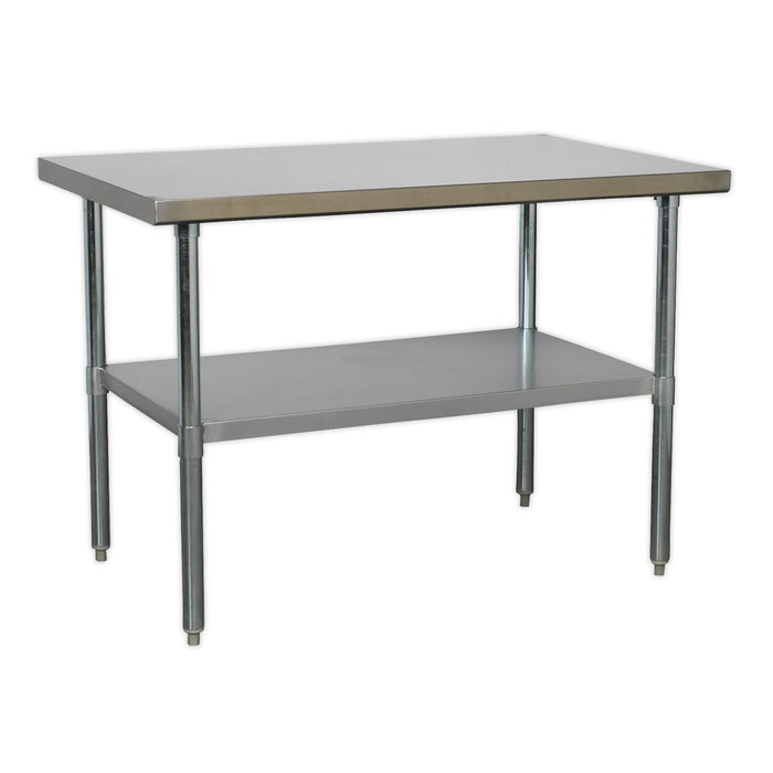 Sealey Stainless Steel Workbench 1.2m Sealey  - Dynamic Drive