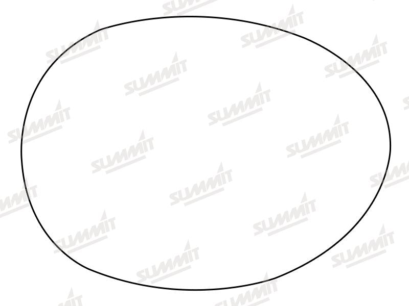 Summit Stick-On Aspheric Mirror Glass fits Mini Cooper 14 on RHS Summit - Dynamic Drive